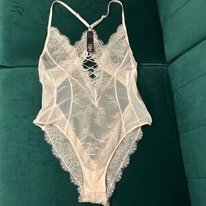 Victoria’s Secret Lace open-back teddy